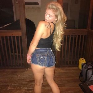 True Religion Jean Shorts